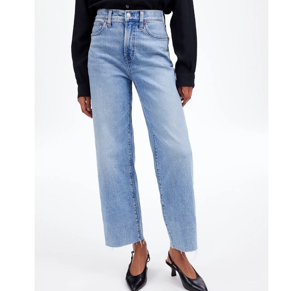 Madewell The Perfect Vintage Wide-Leg Crop Jean - Picture 1 of 6